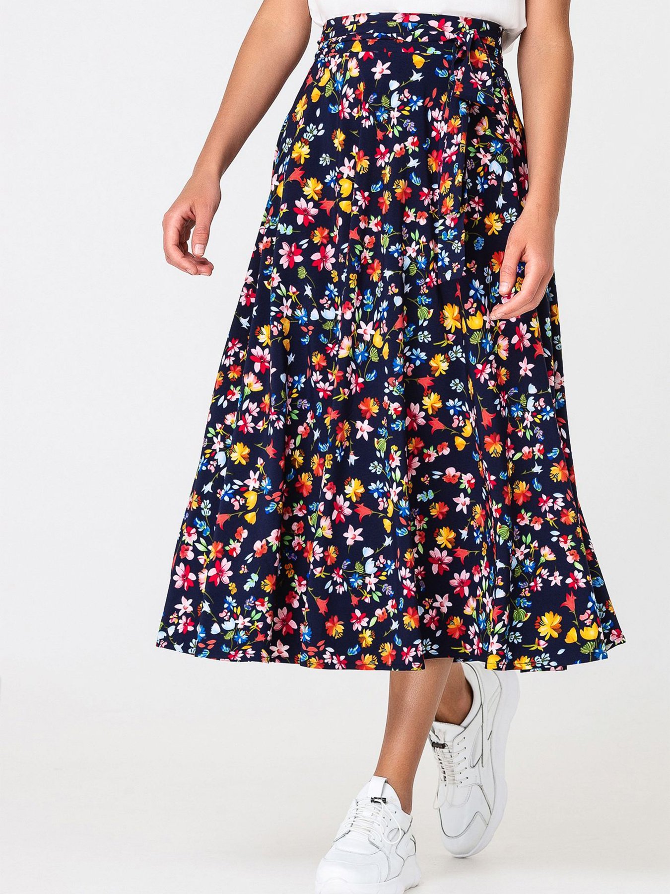 Спідниці VOVK модель 06093 квіти Фото