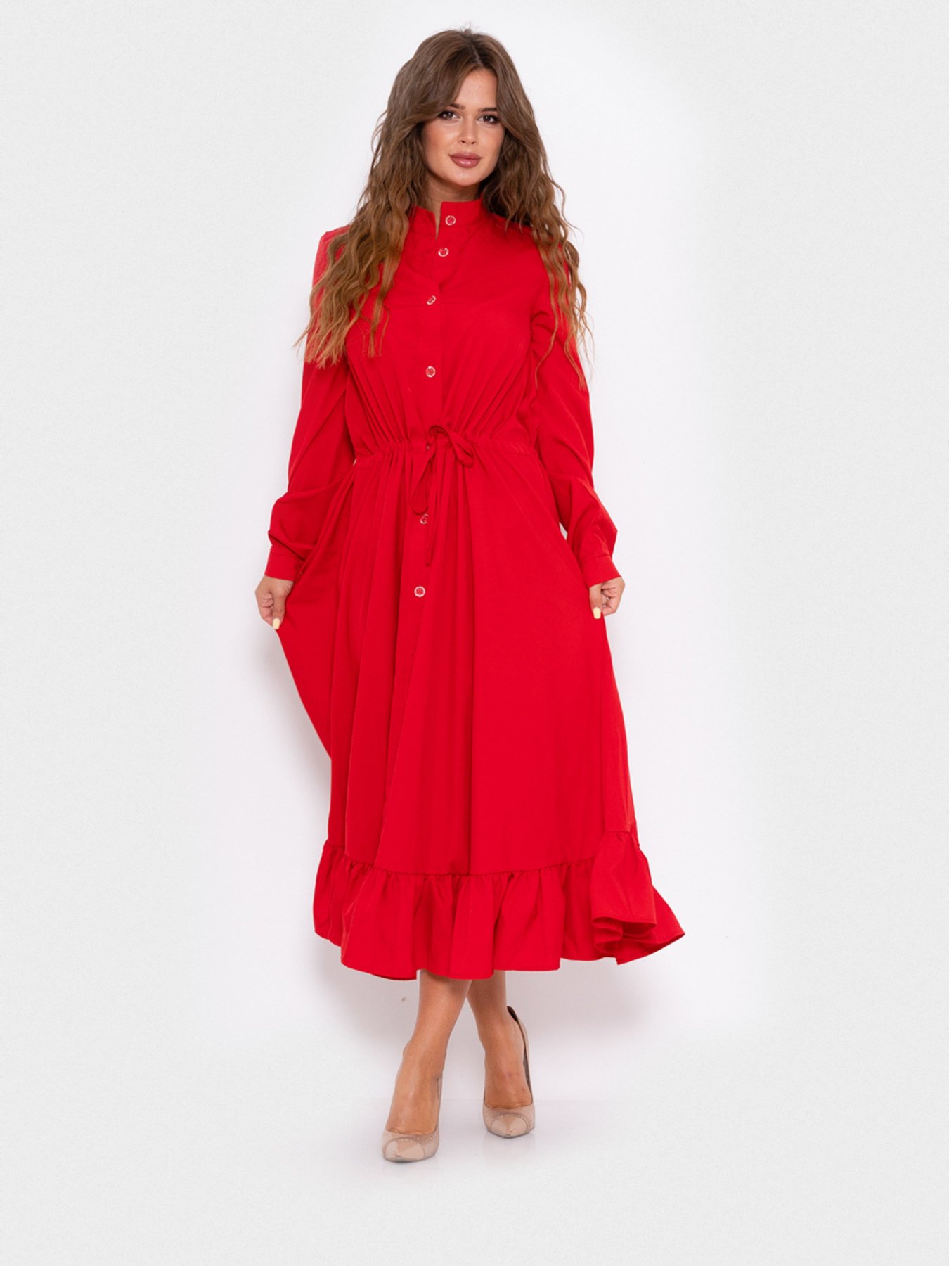 Сукні ISSA Plus модель 10994_красный Фото