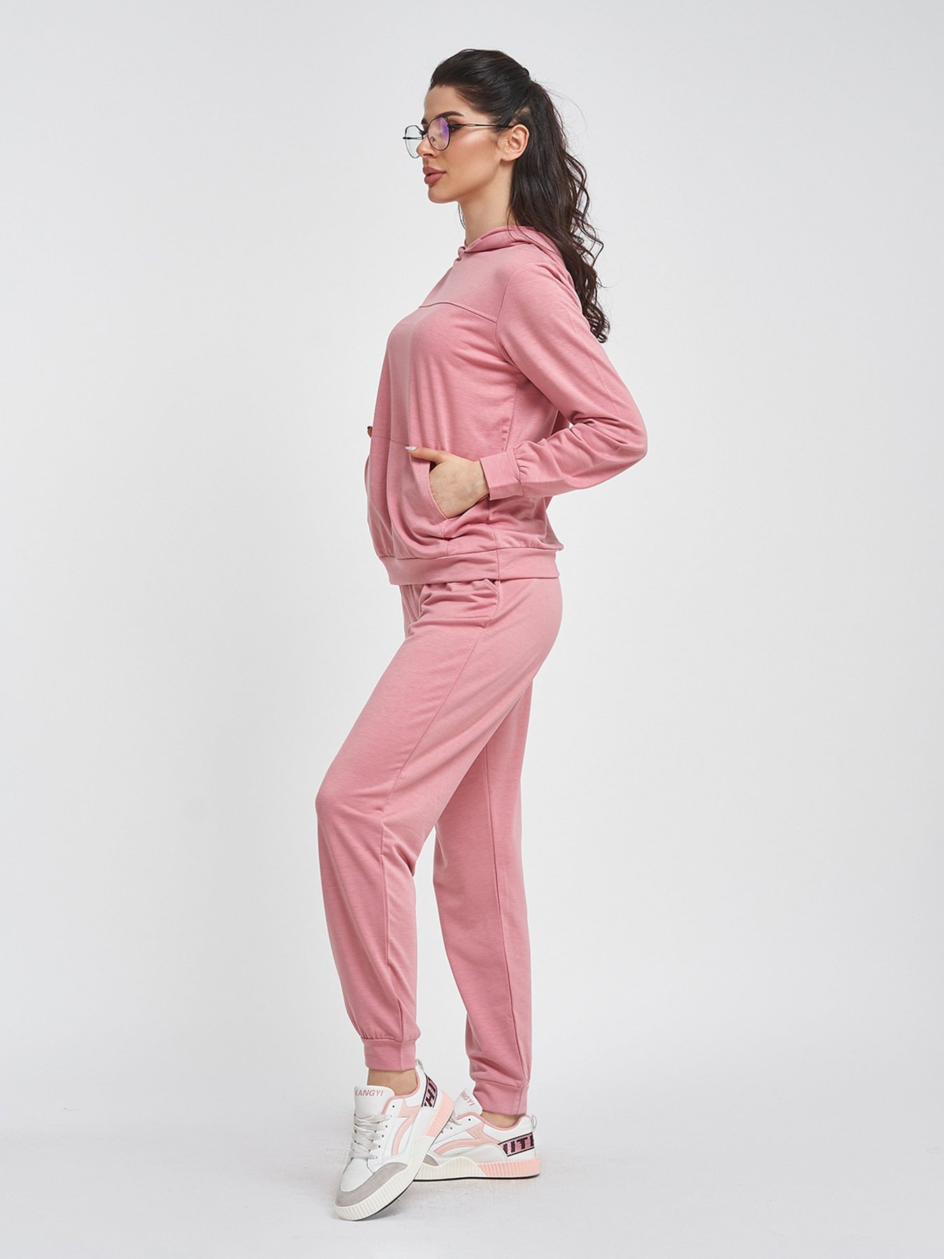 Спортивний костюм ISSA Plus модель 11440_розовый Фото