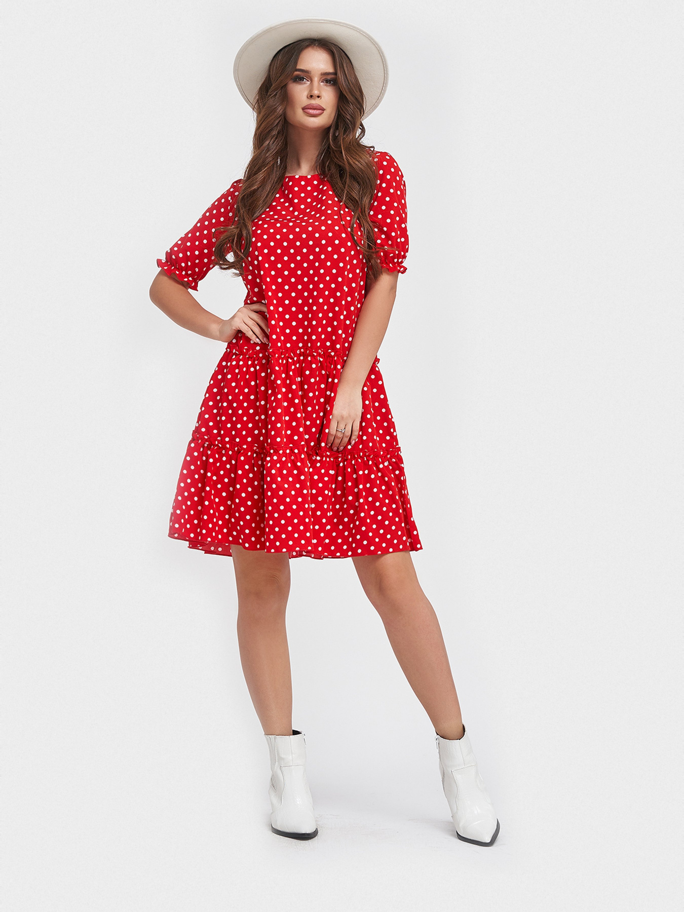 Платья ISSA Plus модель 11460_красный Фото