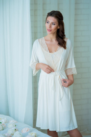 Халат Effetto модель 0254 Жіночий халат Халат Effetto модель 0254 Жіночий халат Фото