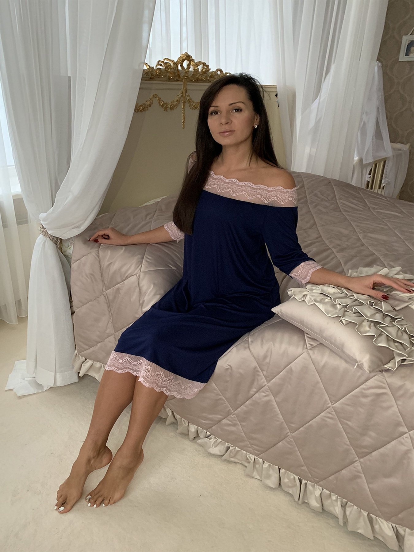 Нічна сорочка Effetto модель 0272B Жіноча нічна сорочка Фото