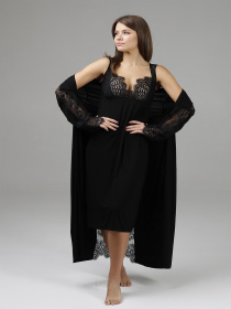 Ночная рубашка Effetto модель 10501C+10502C Жіночий піжамний Фото