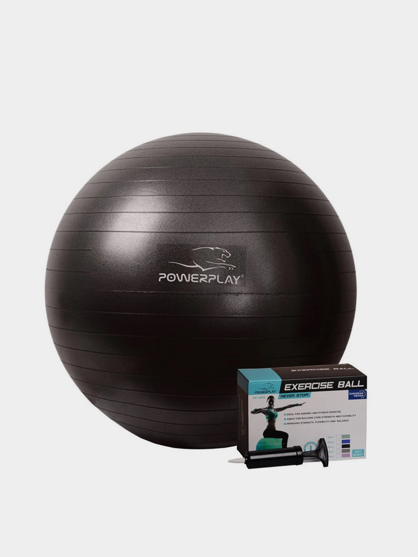 Фитбол PowerPlay модель PP_4001_65_Black Фото