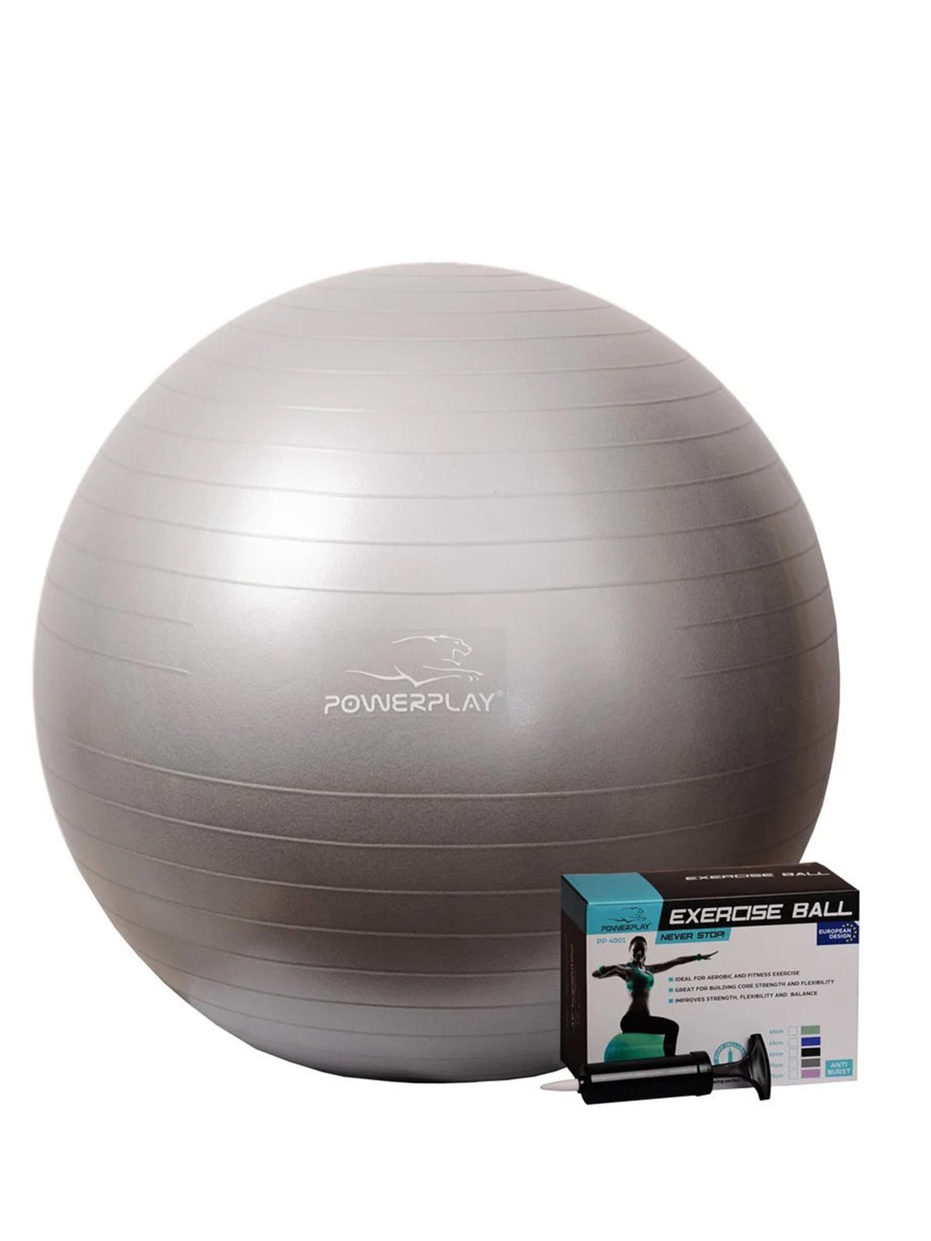 М'ячі PowerPlay модель PP_4001_75_Silver Фото
