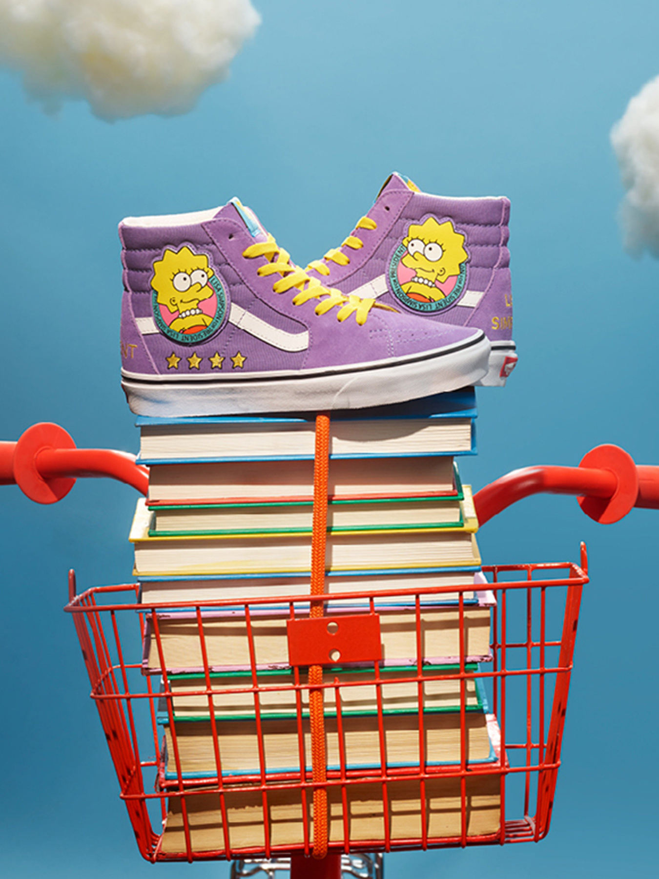Кеды высокие Vans The Simpsons x Vans Liza 4 Prez SK8-Hi модель VN0A4BV617G1 Фото