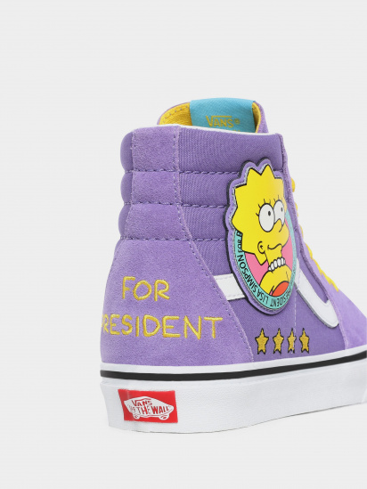 Кеди високі Vans The Simpsons x Vans Liza 4 Prez SK8-Hi модель VN0A4BV617G1 — фото 6 - INTERTOP