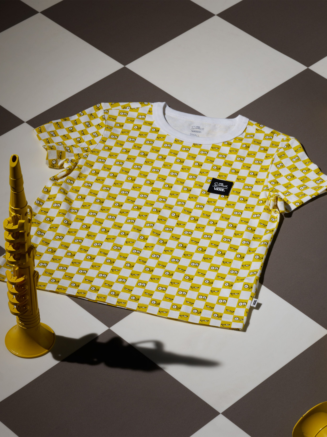 Футболка Vans The Simpsons X Vans Check Eyes модель VN0A4V43ZZY1 Фото