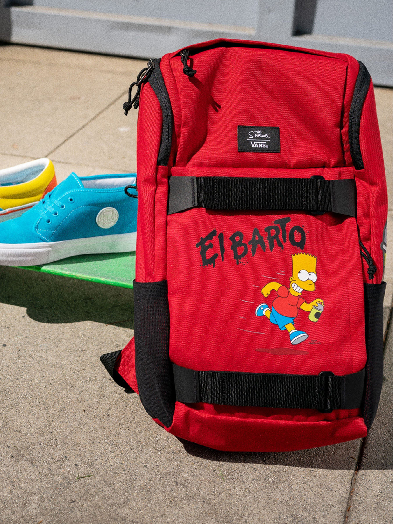Рюкзаки Vans The Simpsons x Vans Obstacle Skatepack модель VN0A3I6917A1 Фото