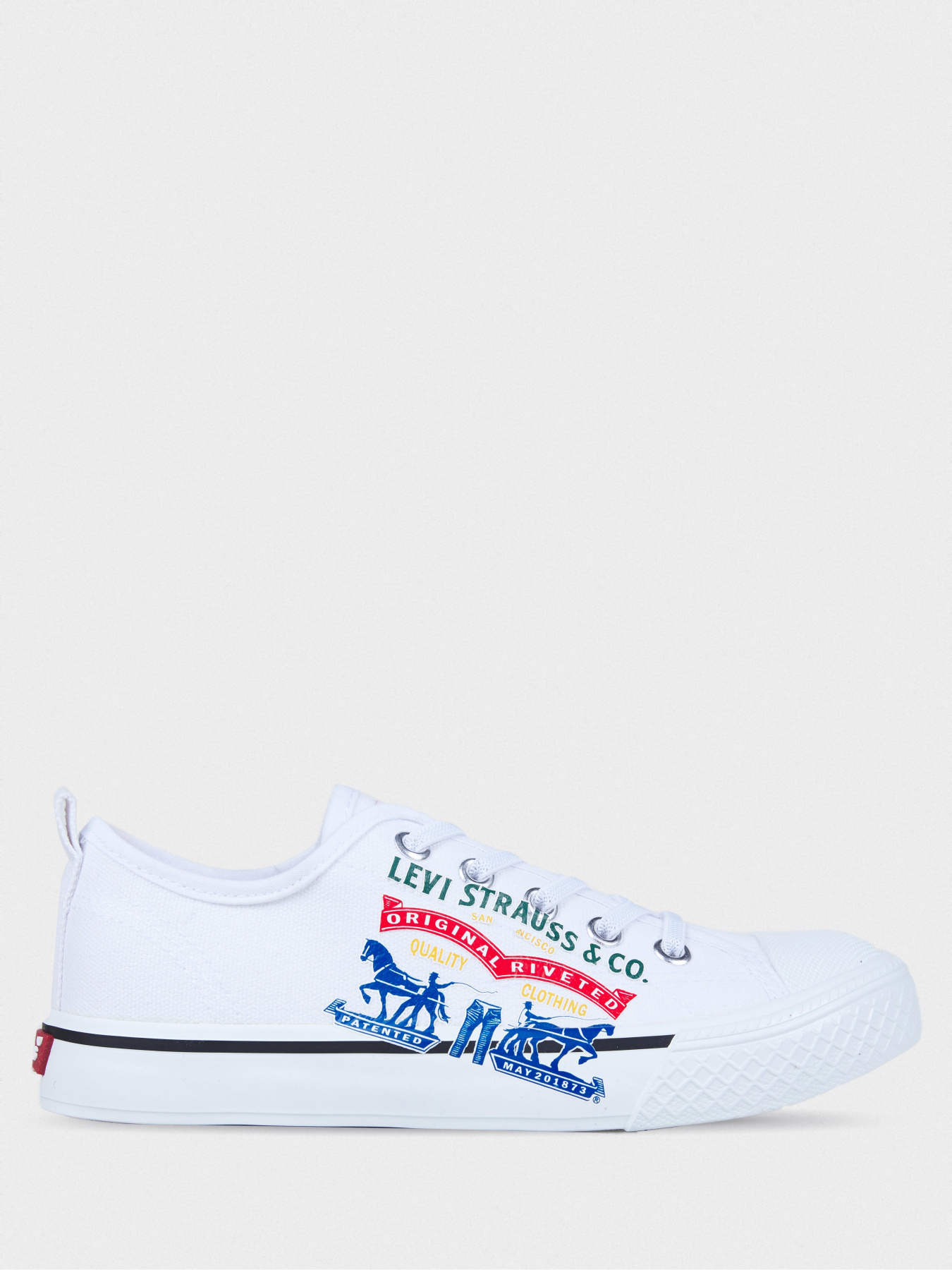 Кеды низкие Levi's модель VORI0008T WHITE 0061 Фото