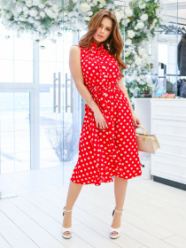 Платья ISSA Plus модель 11619_красный Фото