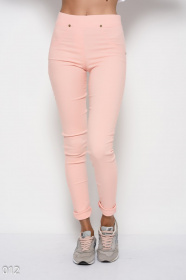 Повседневные штаны ISSA Plus модель 012_персиковый Фото