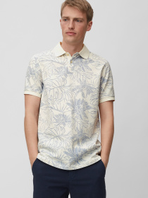 Поло с коротким рукавом Marc O’Polo модель 024223053178-101 Фото