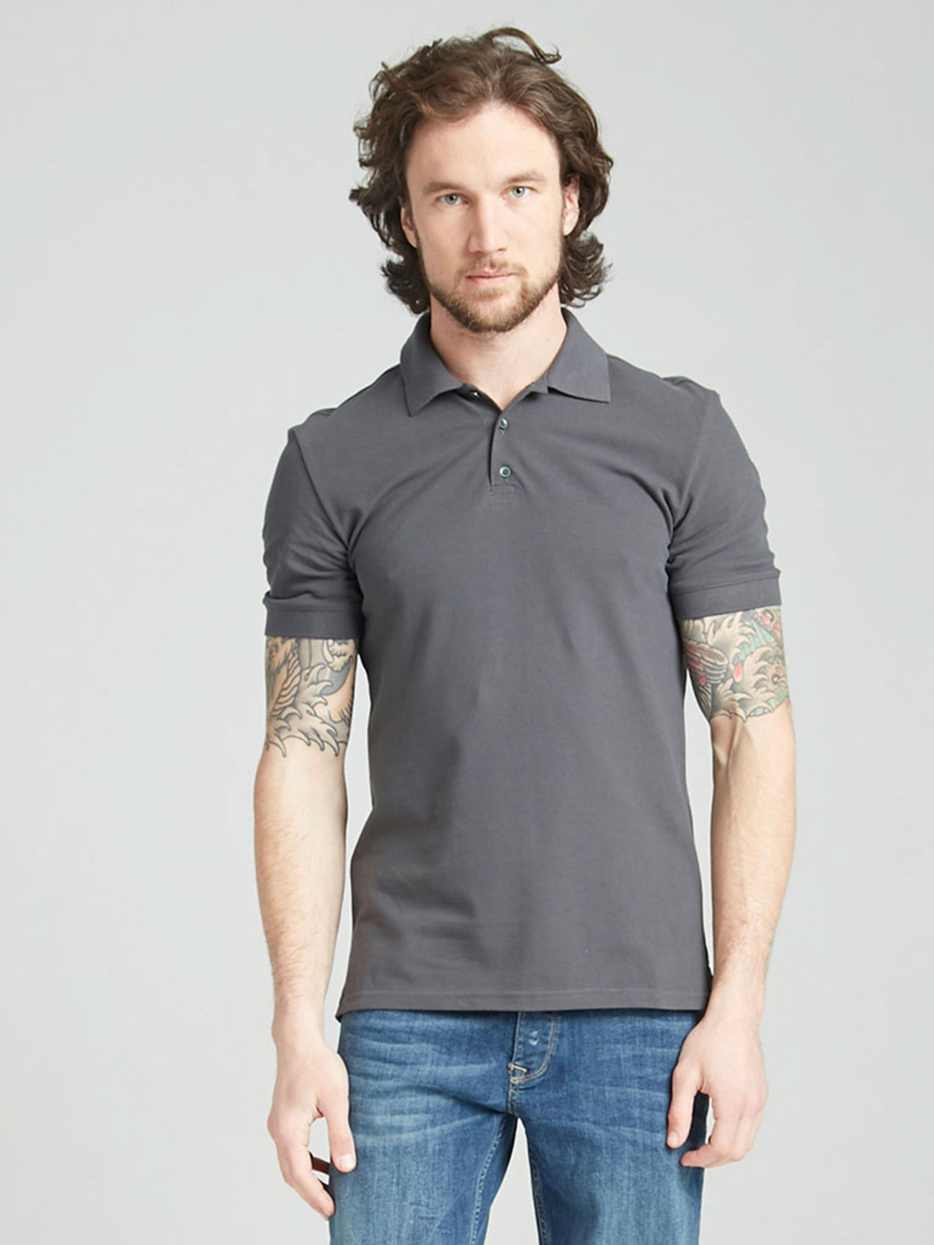 Футболки и поло Promin модель 1012-13.2 ГРАФІТ Фото