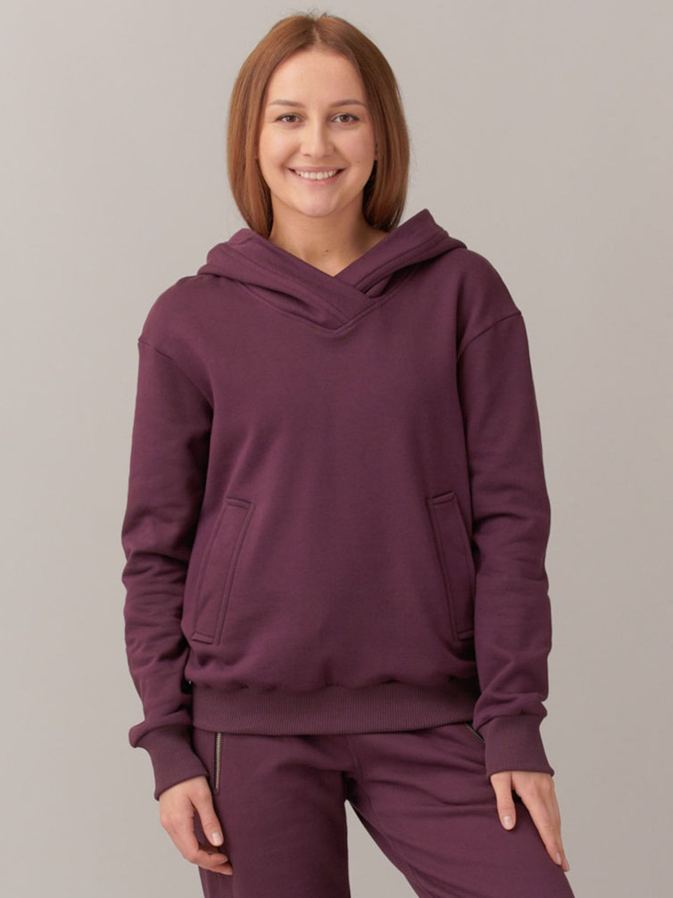 Худі Promin Модель 2080-21 Т.СЛИВОВИЙ Фото