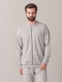 Світшот Promin модель 1020-16 Сірий меланж Фото