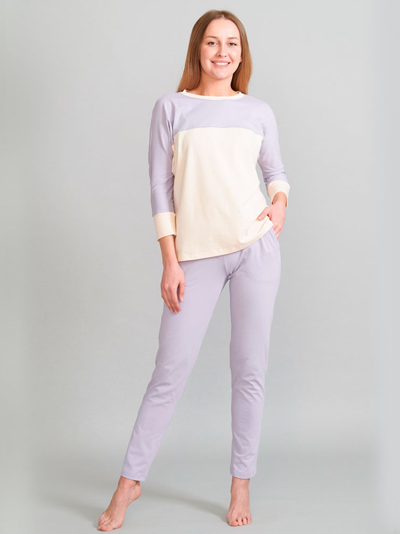 Піжама Promin модель 2070-03 ЛАВАНДОВИЙ Фото