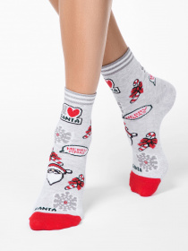 Шкарпетки та гольфи Conte Elegant модель 18С-78СП 381 світло-сірий Шкарпетки та гольфи Conte Elegant модель 18С-78СП 381 світло-сірий Фото