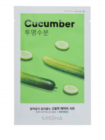 AIRY FIT SHEET MASK CUCUMBER Missha модель 8809581454712 AIRY FIT SHEET MASK CUCUMBER Missha модель 8809581454712 Фото