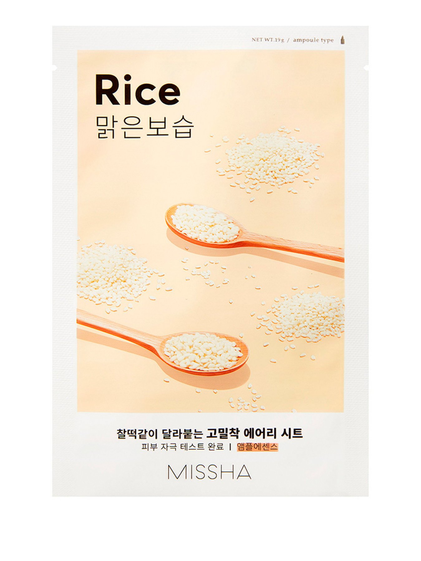 IRY FIT SHEET MASK RICE Missha модель 8809581454804 Фото