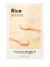 IRY FIT SHEET MASK RICE Missha модель 8809581454804 IRY FIT SHEET MASK RICE Missha модель 8809581454804 Фото
