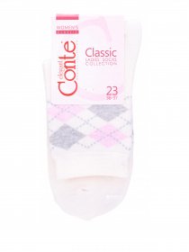 Шкарпетки та гольфи Conte Elegant модель 7С-22СП 043 молочний Шкарпетки та гольфи Conte Elegant модель 7С-22СП 043 молочний Фото