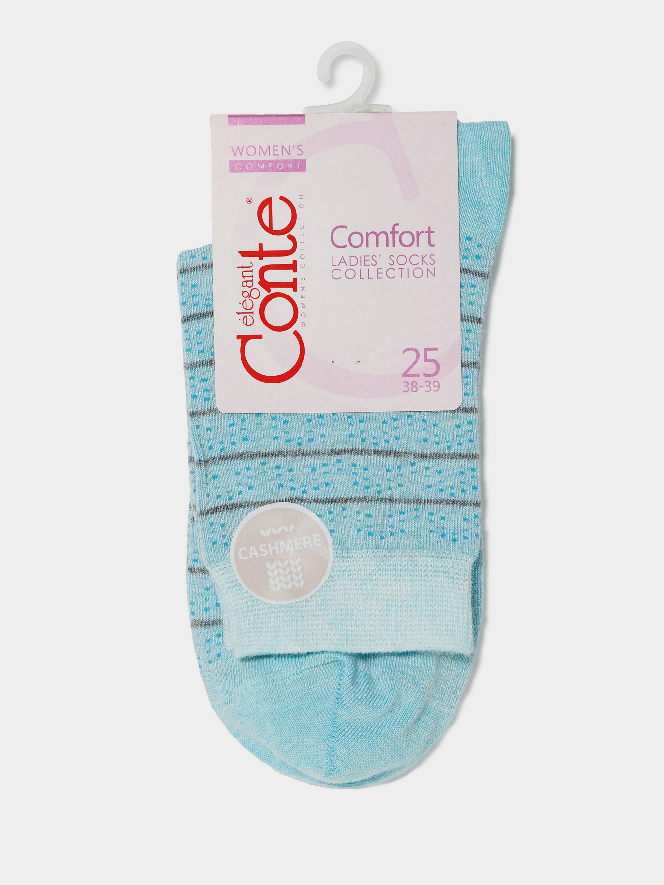 Шкарпетки та гольфи Conte Elegant модель 14С-66СП 047 блідо-бірюзовий Фото