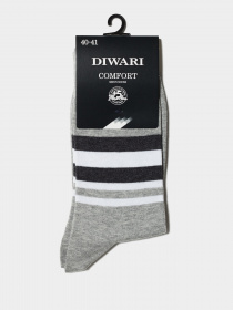 Шкарпетки та гольфи DiWaRi модель 7С-26 СП 041 сірий Фото