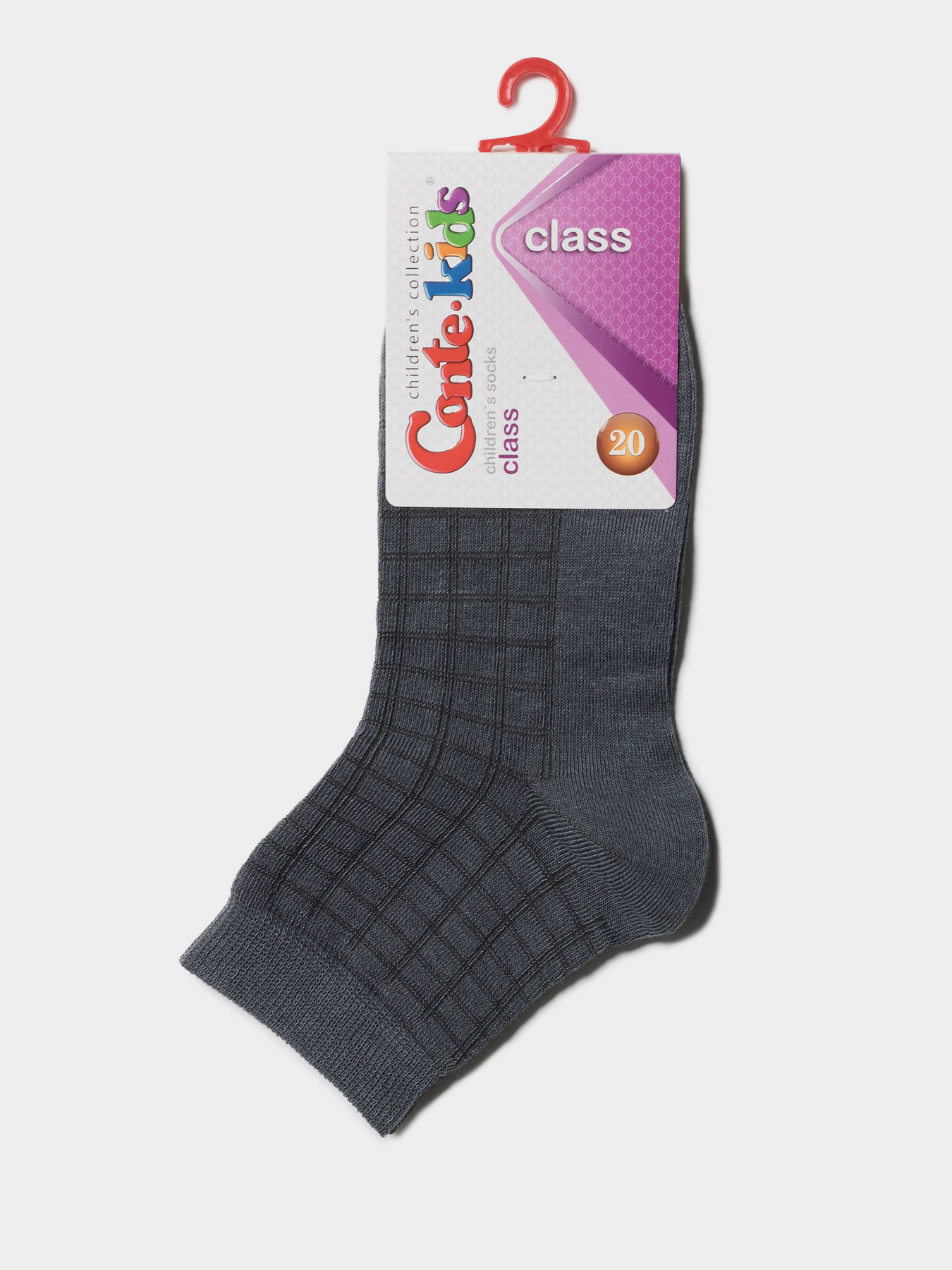 Шкарпетки та гольфи Conte Kids модель 13С-9СП 155 темно-сірий Фото