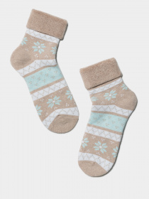 Шкарпетки та гольфи Conte Kids модель 6С-19СП 230 бежевий Фото