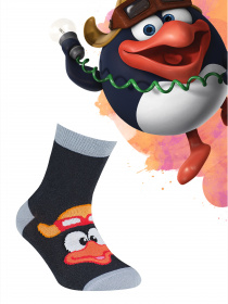 Шкарпетки та гольфи Conte Kids модель 15С-73СП 243 графіт Фото