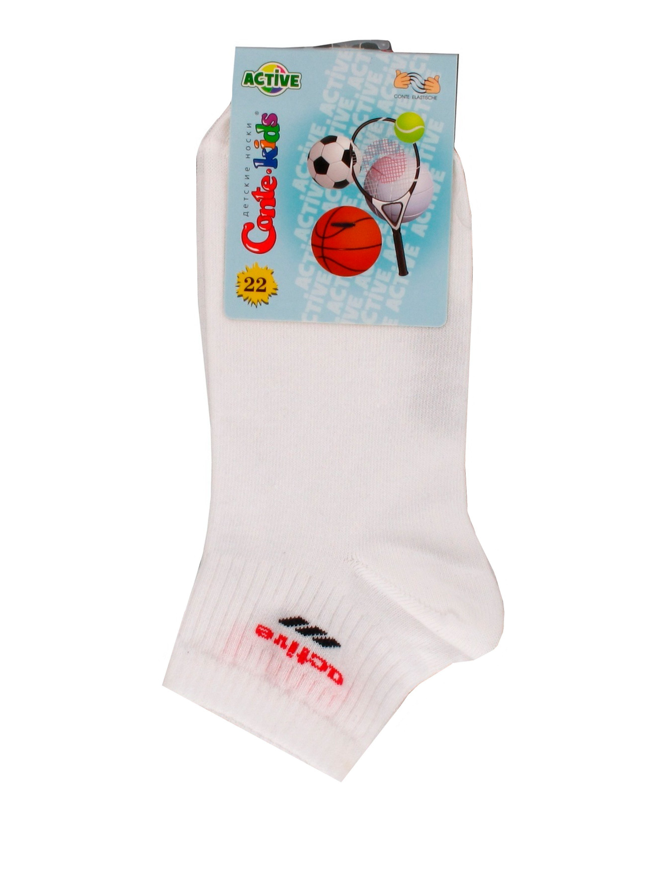 Носки и гольфы Conte Kids модель 13С-34СП 159 білий-червоний Фото