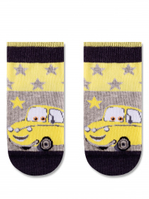 Носки и гольфы Conte Kids модель 17С-135/1СПМ 363 сірий-жовтий Фото