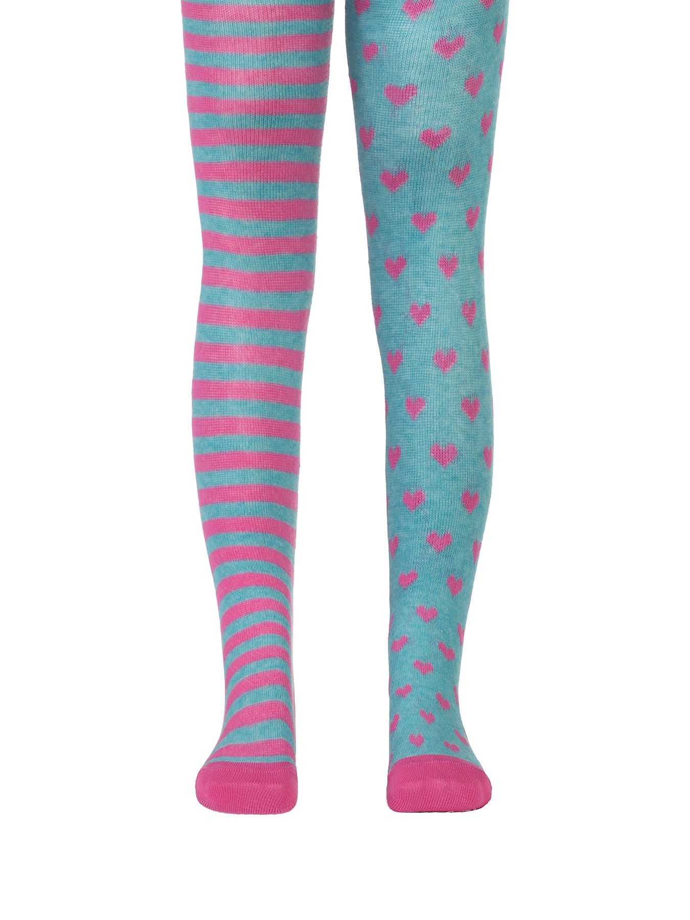 Колготи Conte Kids модель 14С-79СП 355 бірюза-рожевий Фото