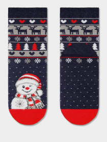 Шкарпетки та гольфи Conte Kids модель 18С-89СП 380 темно-синій Фото