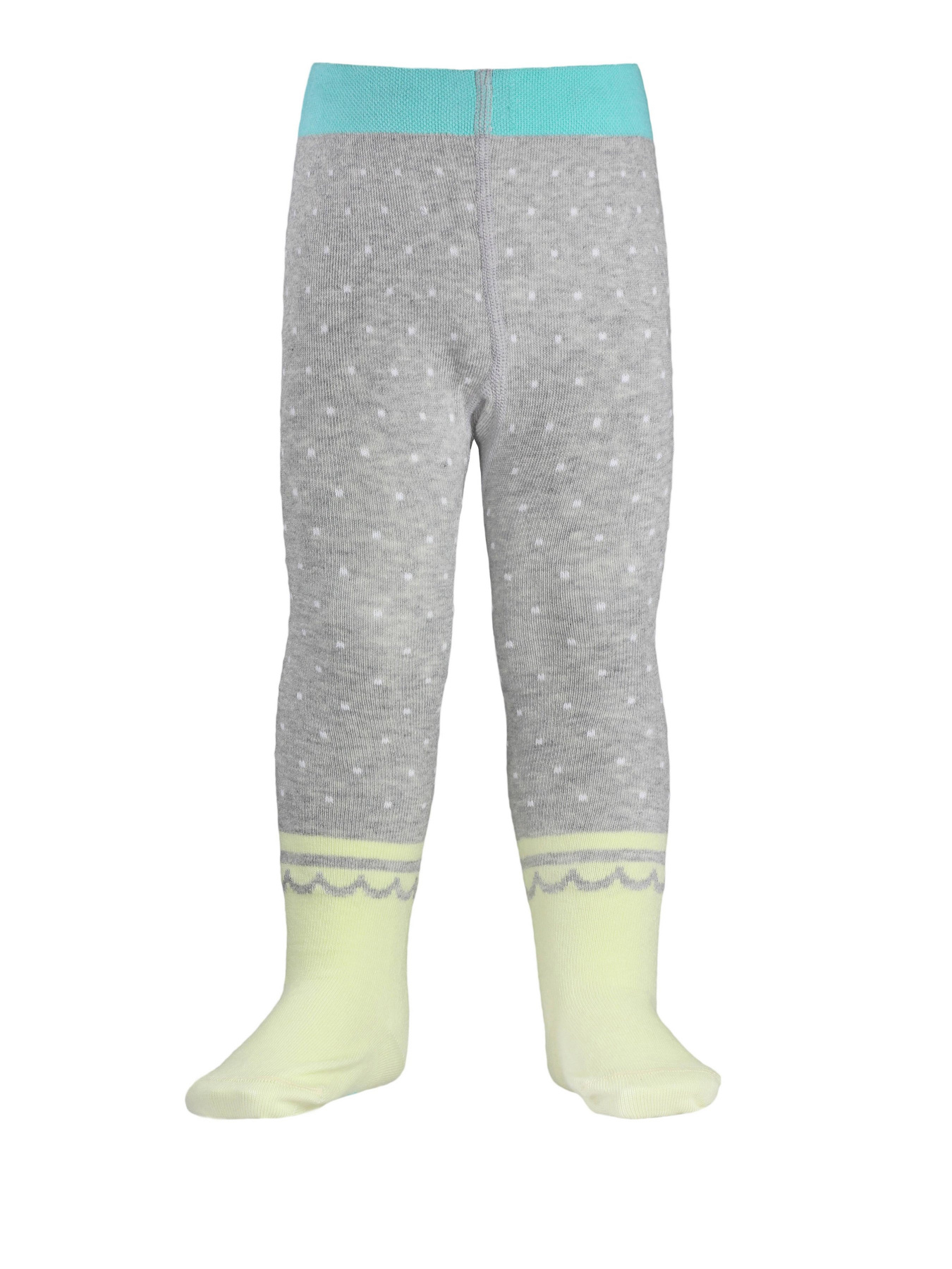 Колготи Conte Kids модель 4С-01СП 383 сірий-салатовий Фото