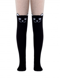 Колготи Conte Kids модель 4С-06 СП 466 чорний-бежевий Фото