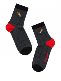 Шкарпетки та гольфи Conte Kids модель 5С-11 СП 397 темно-сірий Фото