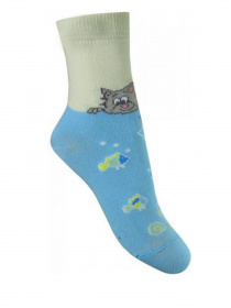 Шкарпетки та гольфи Conte Kids модель 5С-11СП 075 бірюза Фото