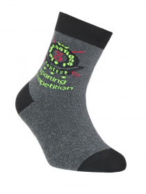 Шкарпетки та гольфи Conte Kids модель 5С-11СП 205 темно-сірий Фото