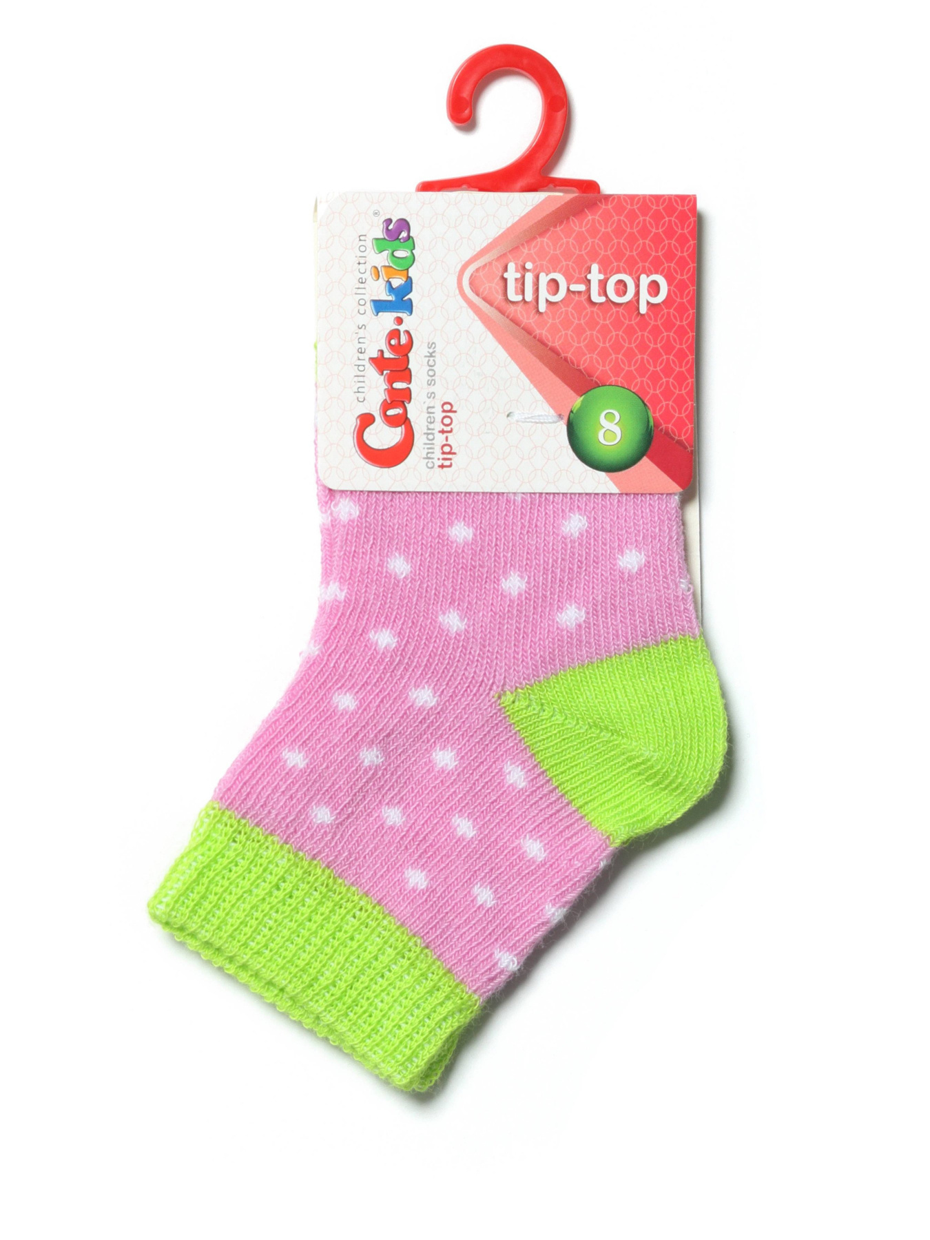 Носки и гольфы Conte Kids модель 5С-11СП 214 мальва-салатовий Фото