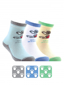 Шкарпетки та гольфи Conte Kids модель 7С-54СП 100 капучино Фото