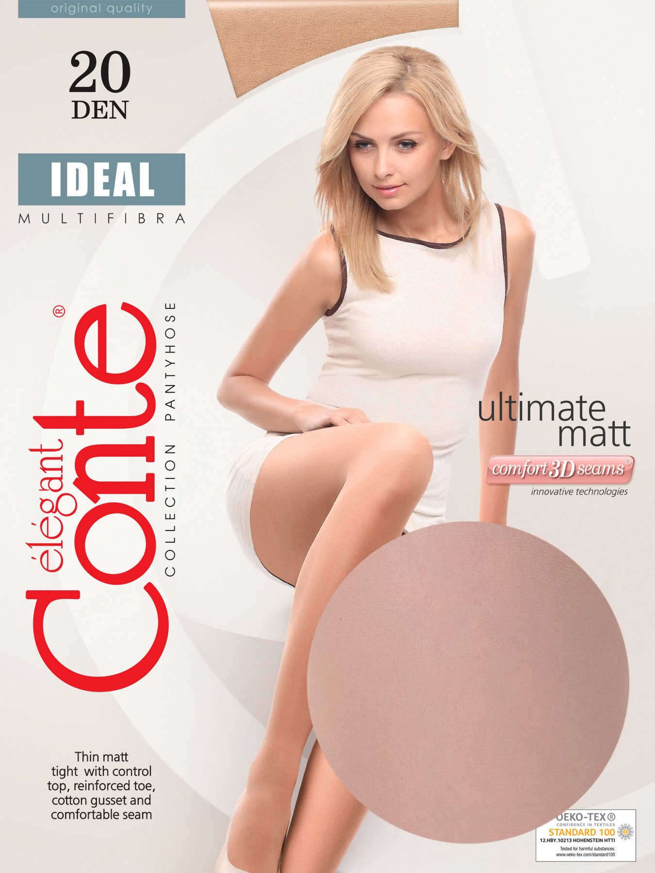 Колготы Conte Elegant модель 16С-29СП 20 beige Фото