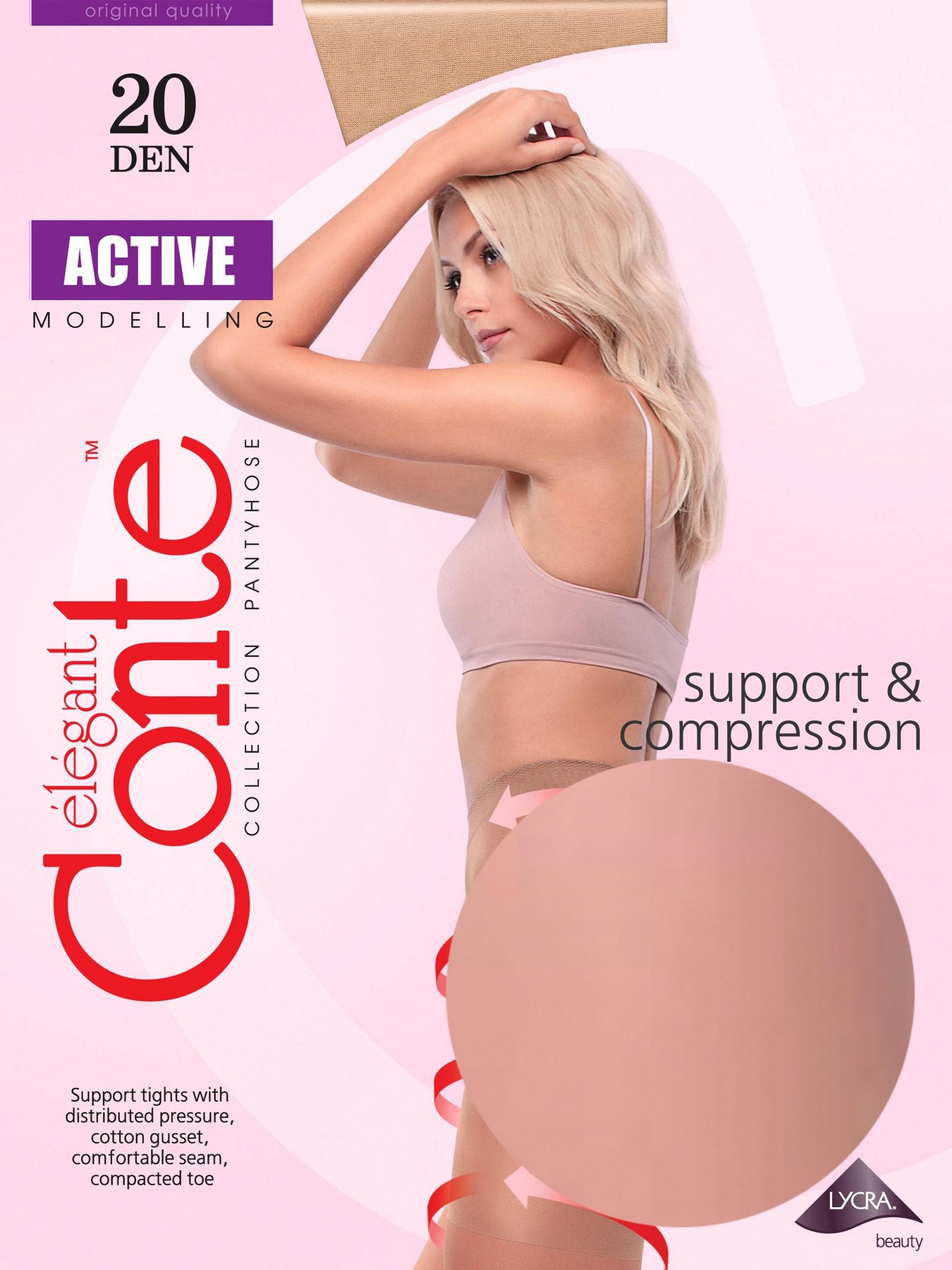 Колготи Conte Elegant модель 8С-63СП 20 Natural Фото