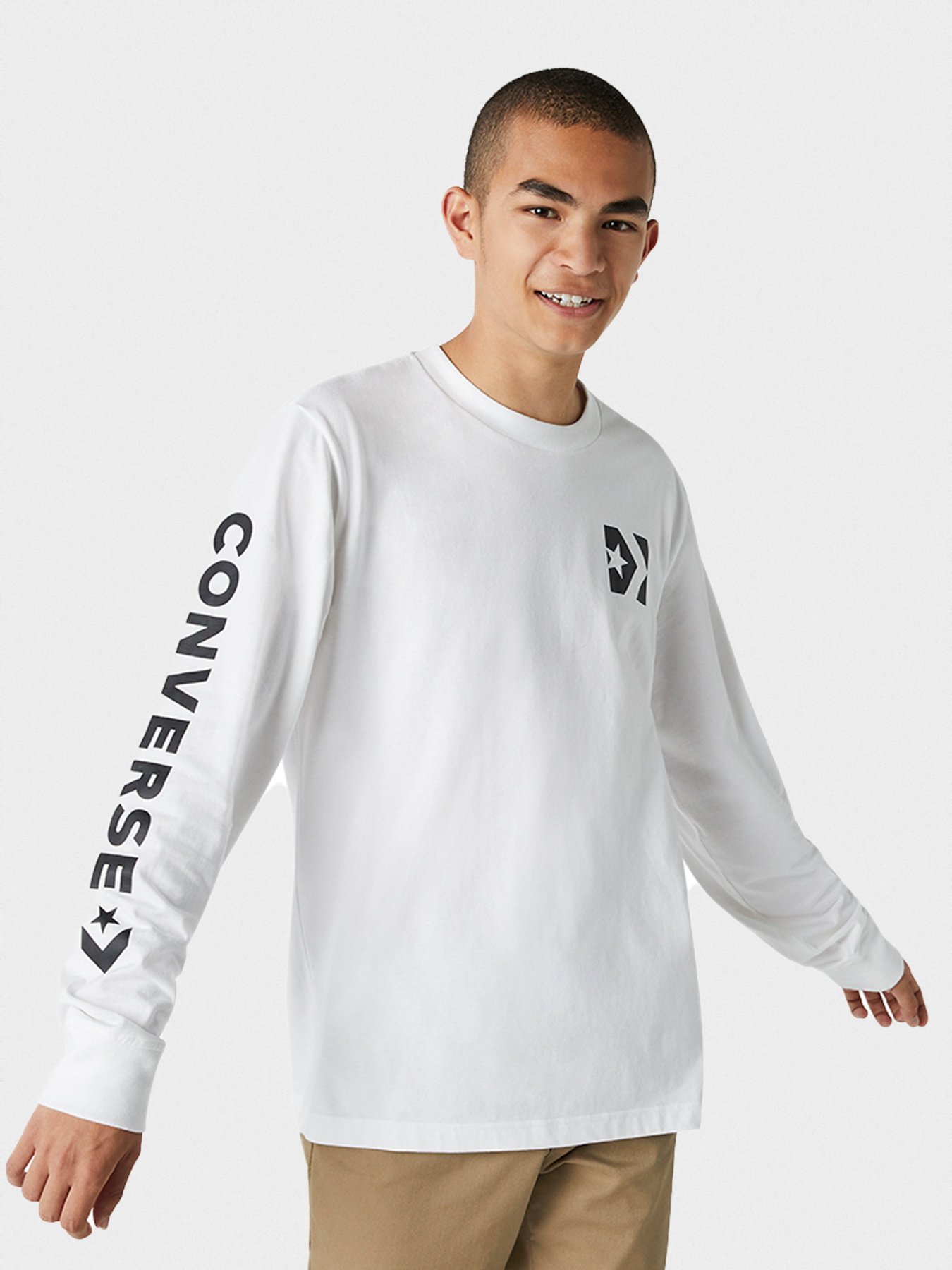 Футболки і поло CONVERSE Wordmark модель 10017451-102 Фото