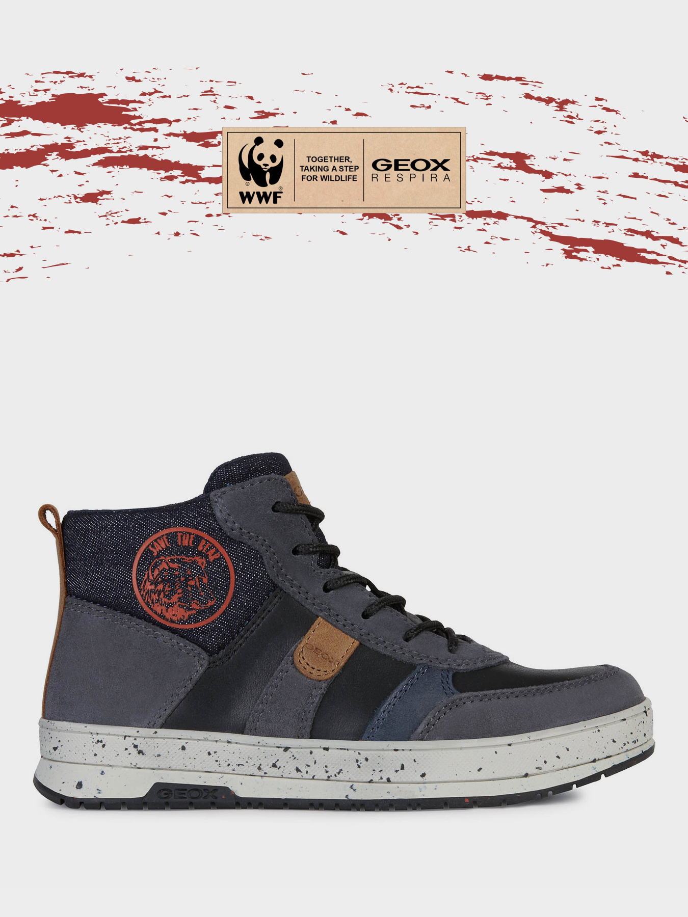 Черевики Geox Astuto Boy x WWF модель J04CXD-0CL22-C0048 Фото