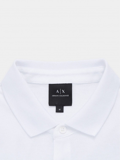 Поло Armani Exchange модель 3HZFAL-ZJM5Z-1100 — фото 4 - INTERTOP