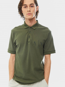 Поло с коротким рукавом Armani Exchange модель 3HZFAL-ZJM5Z-1803 Поло с коротким рукавом Armani Exchange модель 3HZFAL-ZJM5Z-1803 Фото