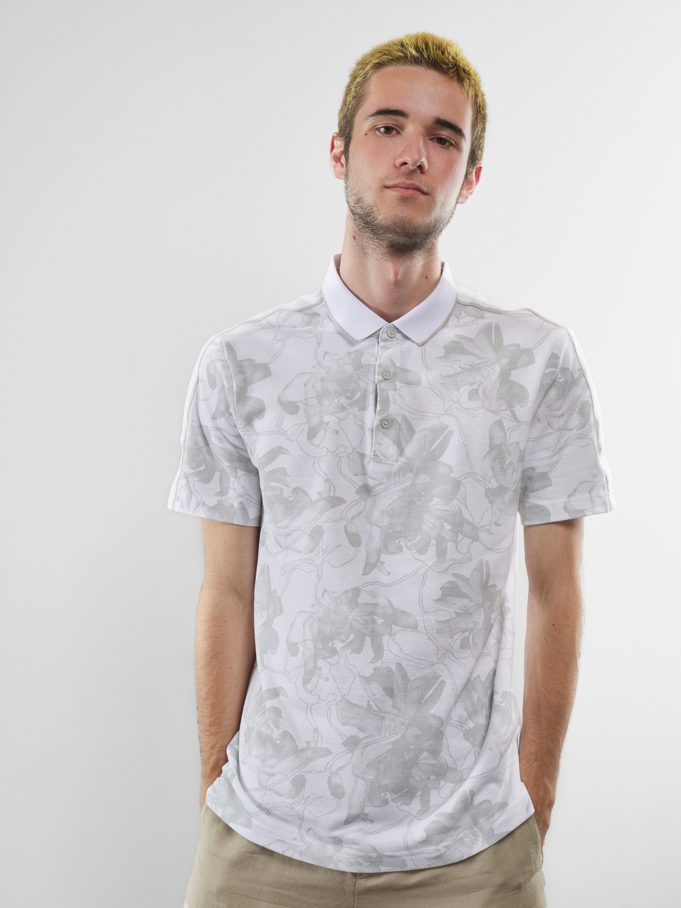 Поло с коротким рукавом Armani Exchange модель 3HZFGC-ZJM5Z-7181 Фото