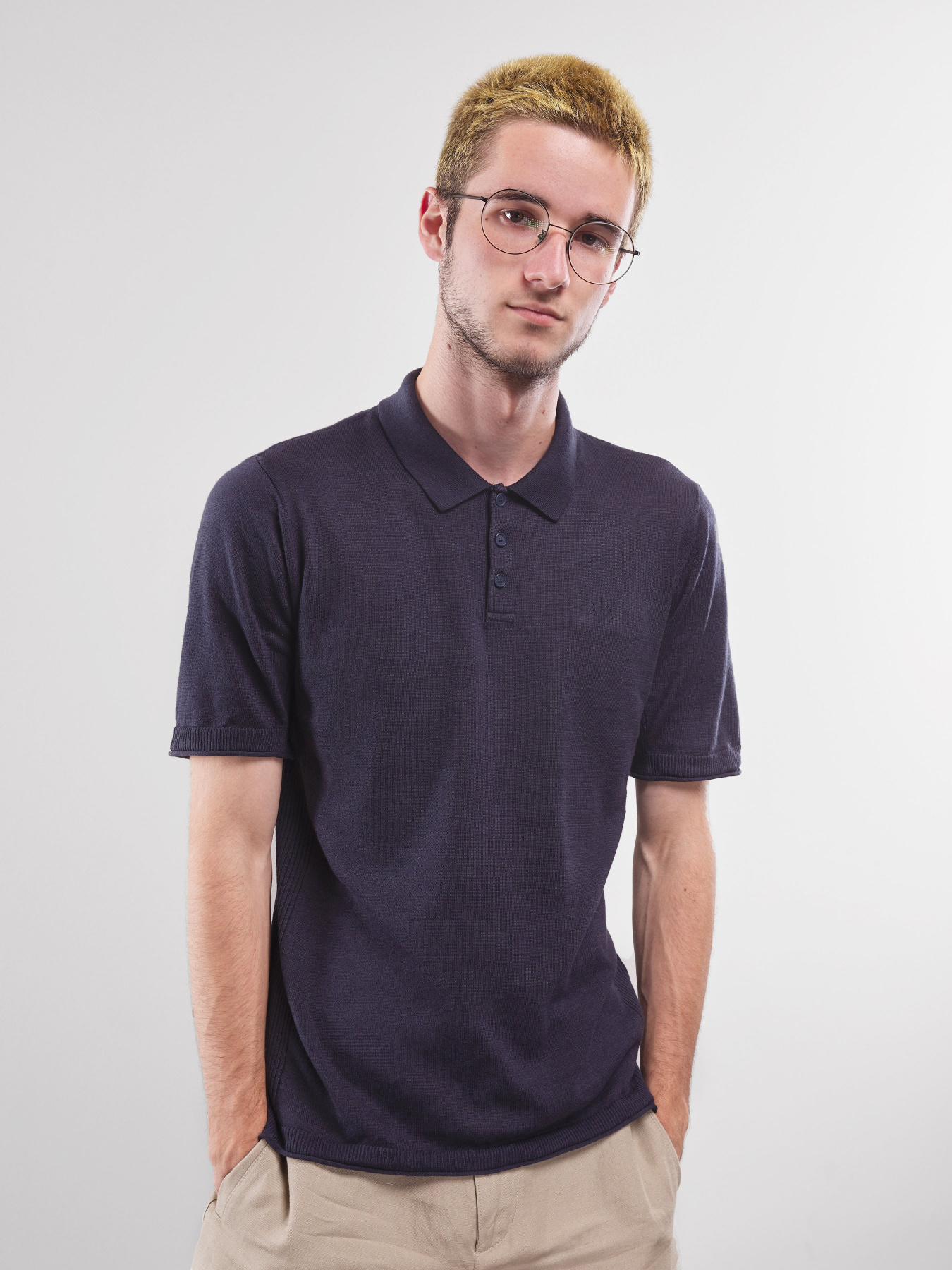 Поло с коротким рукавом Armani Exchange модель 3HZM2B-ZMN3Z-1510 Фото